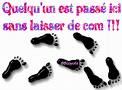 des empreintes